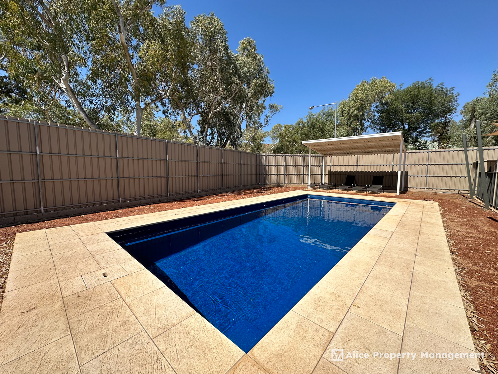 An image of the Red Gums complex pool.